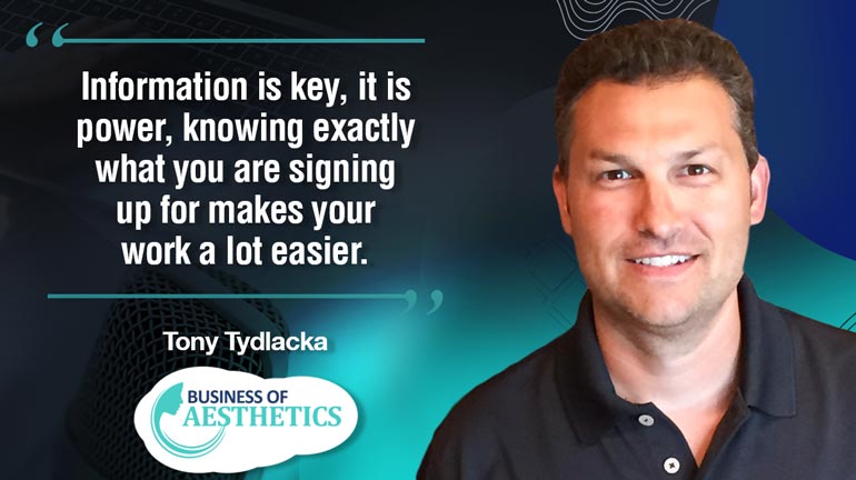 Business of Aesthetics by Tony Tydlacka